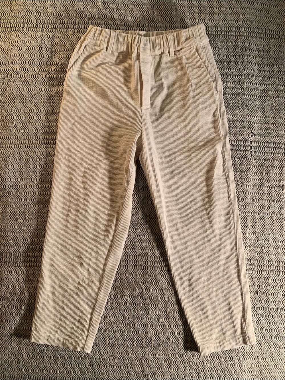 Naïf Montreal Off-White Corduroy Pants / Trousers - Size M